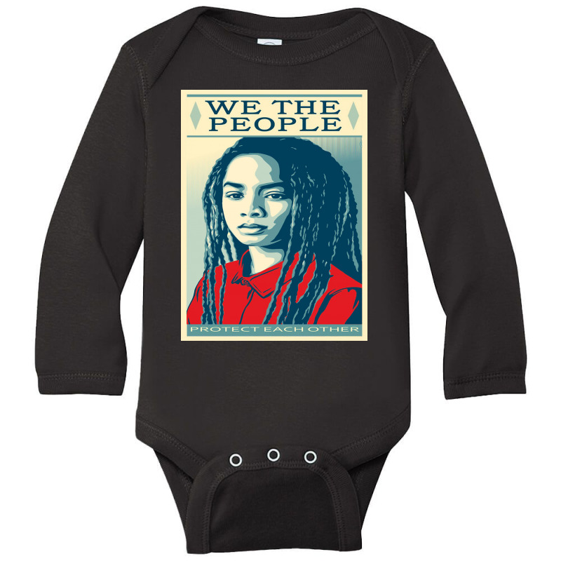 We The People Long Sleeve Baby Bodysuit by feniavey | Artistshot