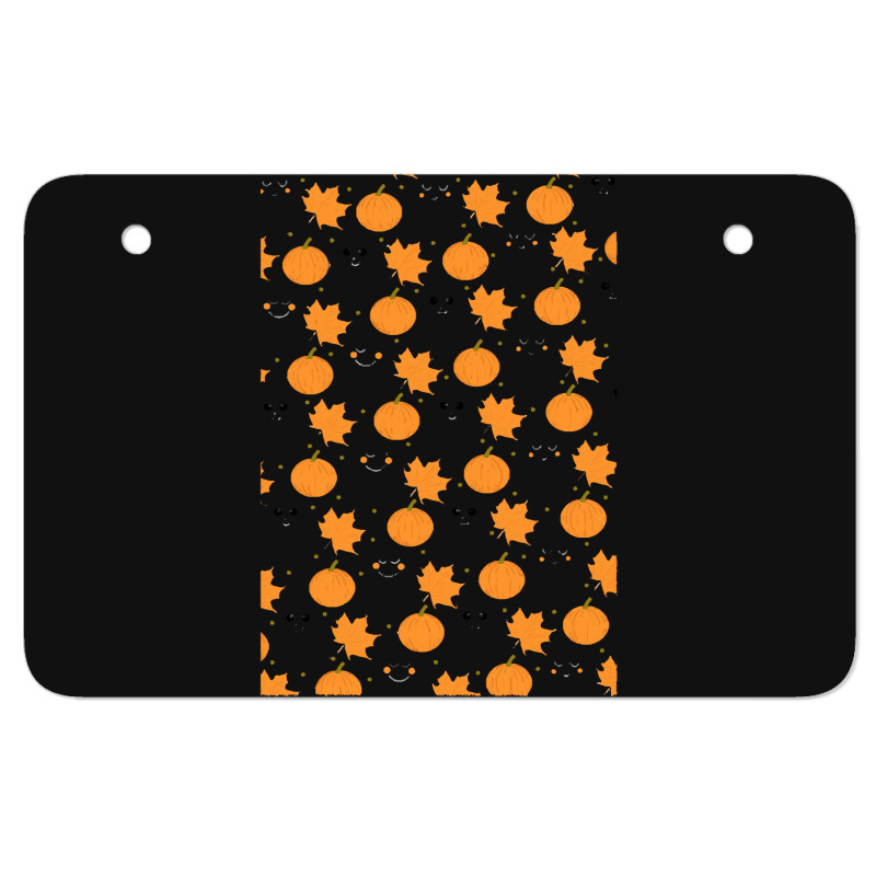 Halloween Pattern T  Shirt Halloween Pattern T  Shirt Atv License Plate | Artistshot