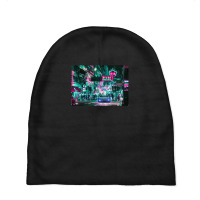 Car Retro Synthwave Baby Beanies | Artistshot