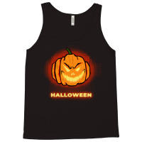 Halloween Pumpkin Face T  Shirt Halloween Pumpkin T  Shirt Tank Top | Artistshot