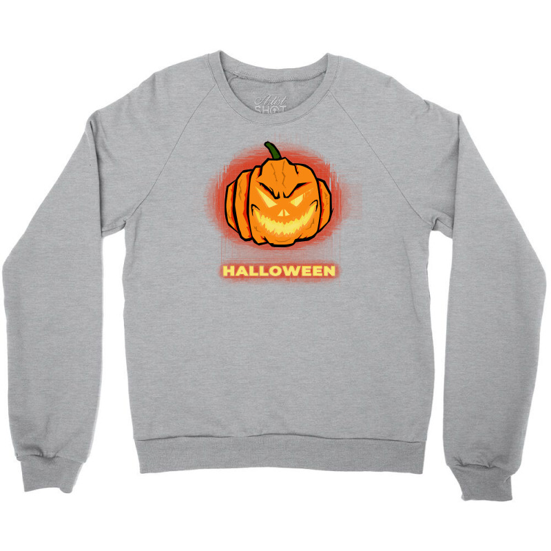 Halloween Pumpkin Face T  Shirt Halloween Pumpkin T  Shirt Crewneck Sweatshirt | Artistshot