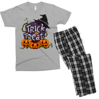 Halloween Pumpkin Trick Or Treat T  Shirt Halloween Pumpkin , Trick Or Men's T-shirt Pajama Set | Artistshot