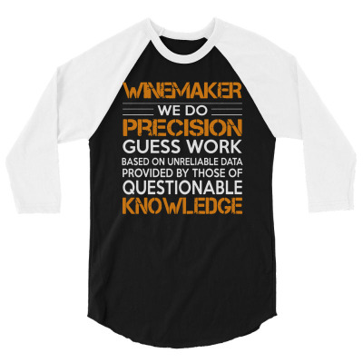 Awesome Shirt For Winemaker 3/4 Sleeve Shirt Designed By Milanacr