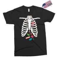 Halloween Skeleton T  Shirt Skeleton Rib Cage Heart Candy Funny Hallow Exclusive T-shirt | Artistshot