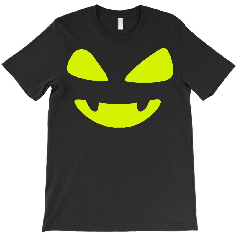 Halloween T  Shirt Big Scary Slime In Black Smiling Halloween Pumpkin T-shirt | Artistshot