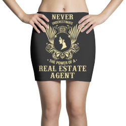 never underestimate the power of a real estate agent Mini Skirts | Artistshot