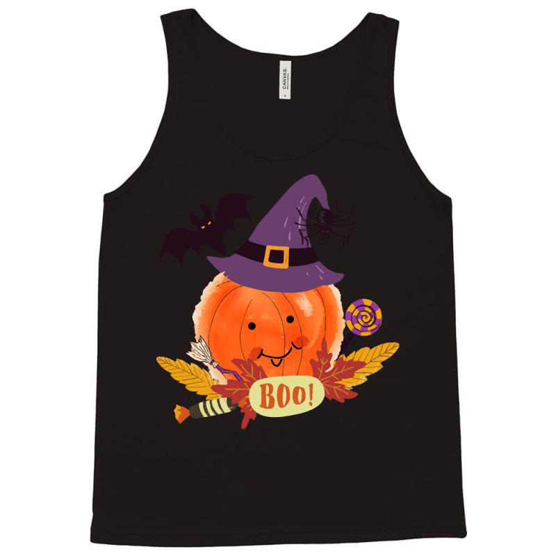 Halloween T  Shirt Boo Crew Jack O’ Lantern Happy Pumpkin T  Shirt Tank Top | Artistshot