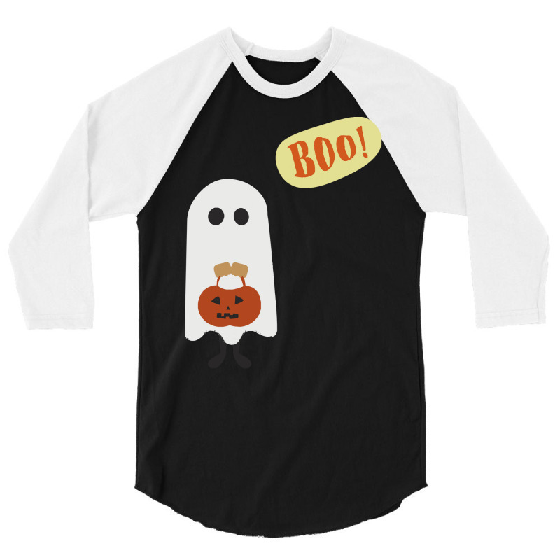 Halloween T  Shirt Boo T  Shirt 3/4 Sleeve Shirt | Artistshot