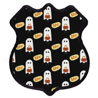 Halloween T  Shirt Boo T  Shirt Shield Patch | Artistshot