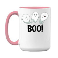 Halloween T  Shirt Boo! Ghosts! T  Shirt 15 Oz Coffee Mug | Artistshot