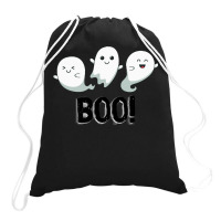 Halloween T  Shirt Boo! Ghosts! T  Shirt Drawstring Bags | Artistshot