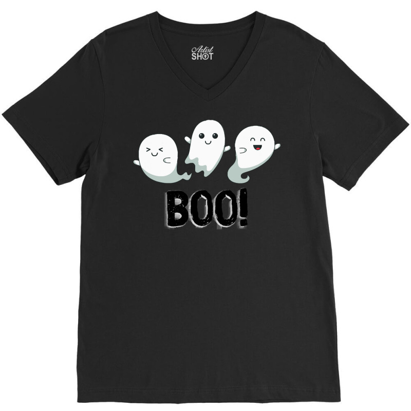 Halloween T  Shirt Boo! Ghosts! T  Shirt V-neck Tee | Artistshot