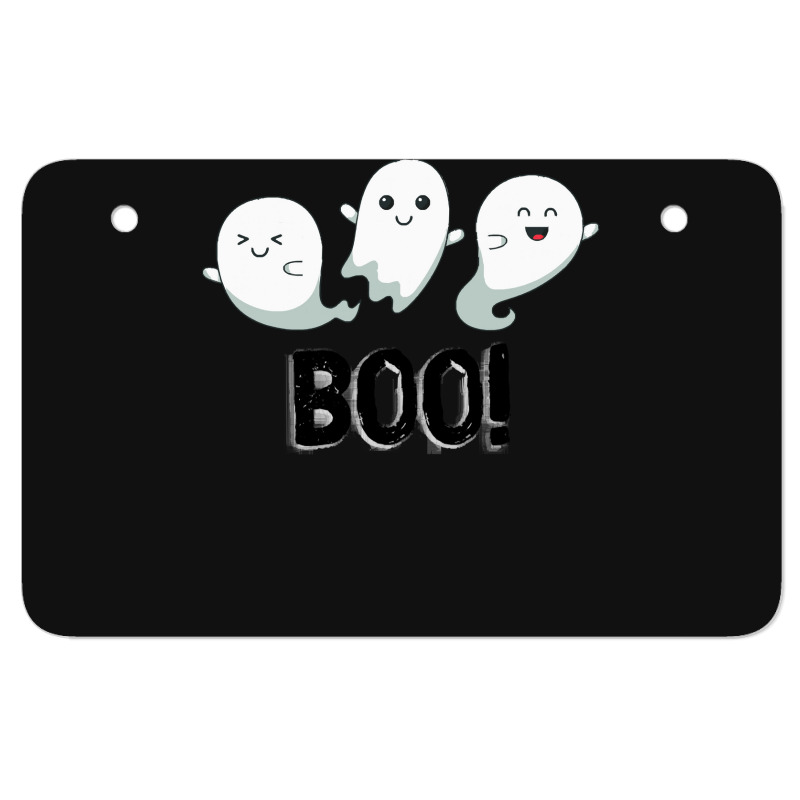 Halloween T  Shirt Boo! Ghosts! T  Shirt Atv License Plate | Artistshot