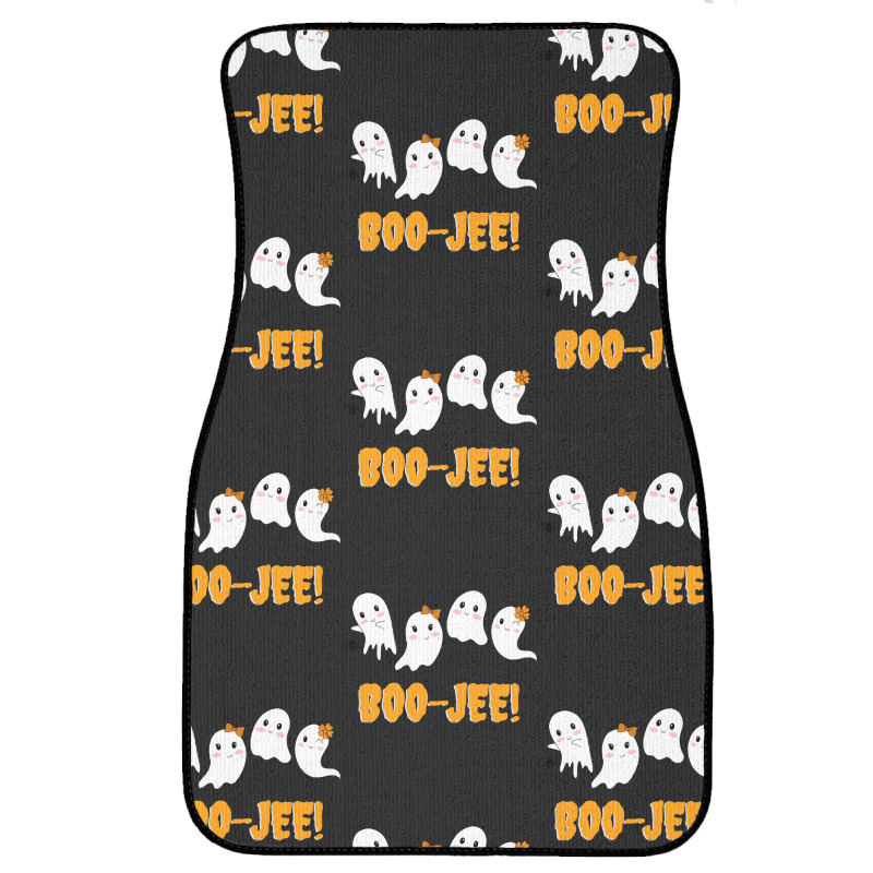 Halloween T  Shirt Boo  Jee! Ghosts Halloween T  Shirt Front Car Mat | Artistshot