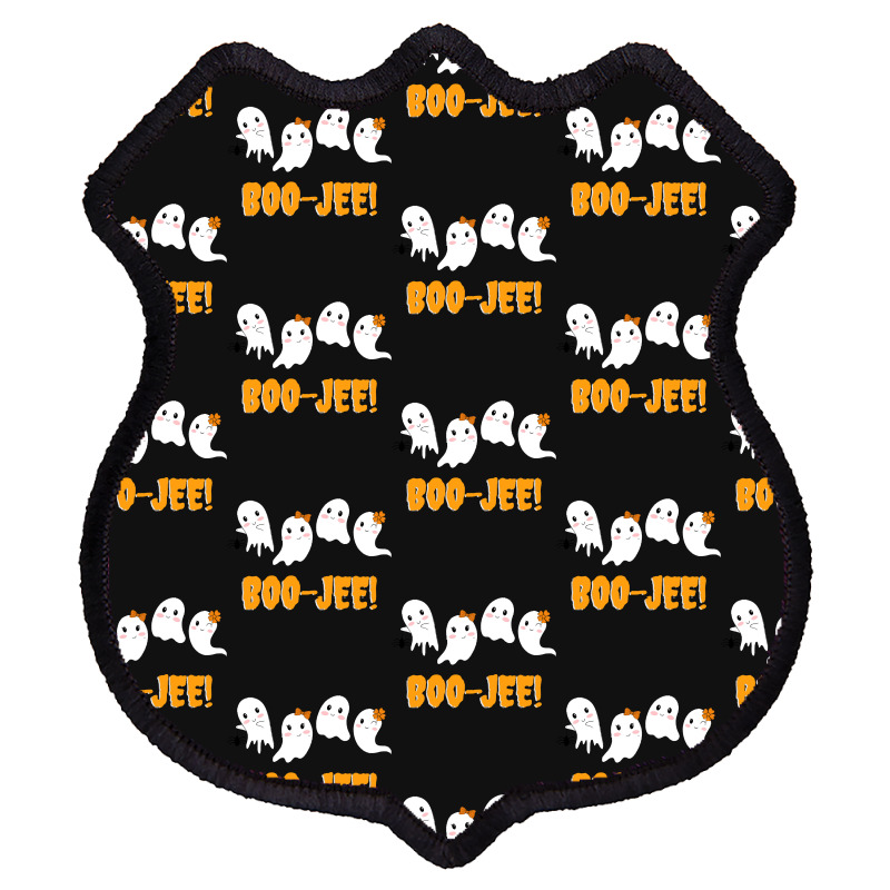 Halloween T  Shirt Boo  Jee! Ghosts Halloween T  Shirt Shield Patch | Artistshot