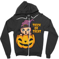 Halloween T  Shirt Cat Halloween T  Shirt Zipper Hoodie | Artistshot