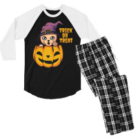 Halloween T  Shirt Cat Halloween T  Shirt Men's 3/4 Sleeve Pajama Set | Artistshot