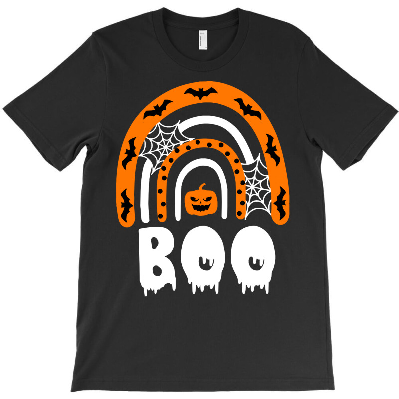 Halloween T  Shirt Creepy Boo Rainbow 2 T  Shirt T-shirt | Artistshot