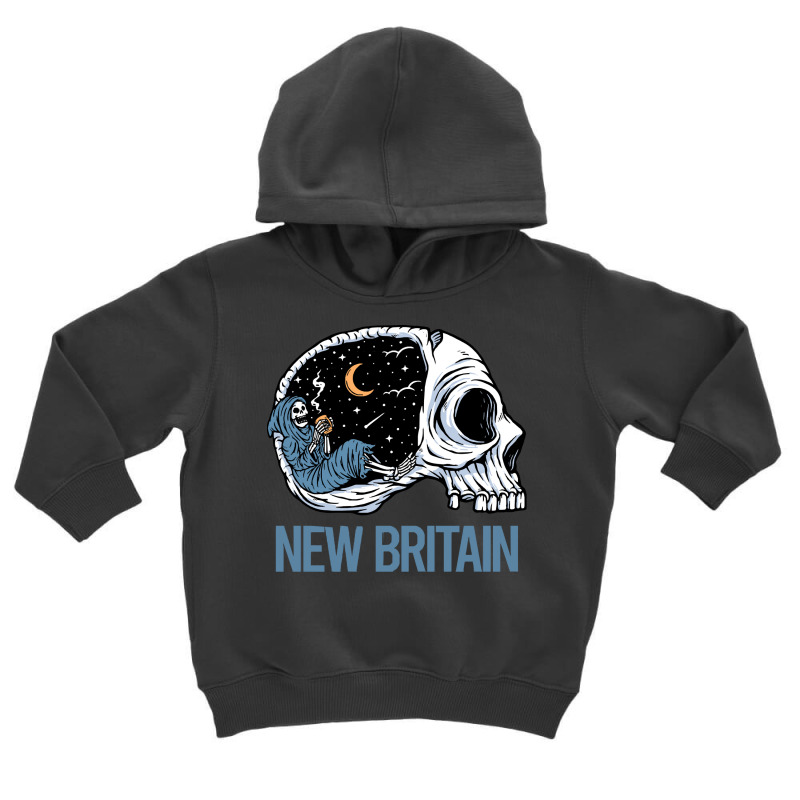 New Britain T  Shirt Chilling Skeleton New Britain T  Shirt Toddler Hoodie | Artistshot