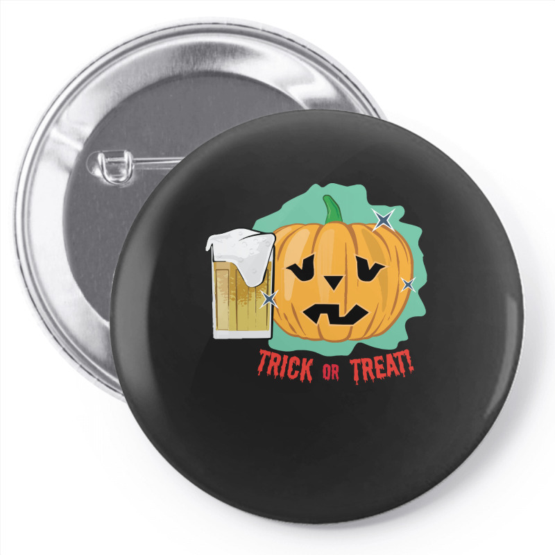 Halloween T  Shirt Drinking Halloween Pumpkin   Funny T  Shirt Pin-back Button | Artistshot