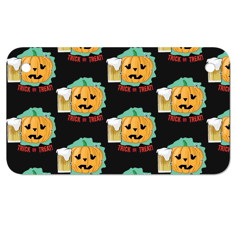 Halloween T  Shirt Drinking Halloween Pumpkin   Funny T  Shirt Motorcycle License Plate | Artistshot