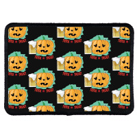 Halloween T  Shirt Drinking Halloween Pumpkin   Funny T  Shirt Rectangle Patch | Artistshot