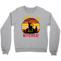 Halloween T  Shirt Funny Halloween What's Up Witches Cat T  Shirt Crewneck Sweatshirt | Artistshot