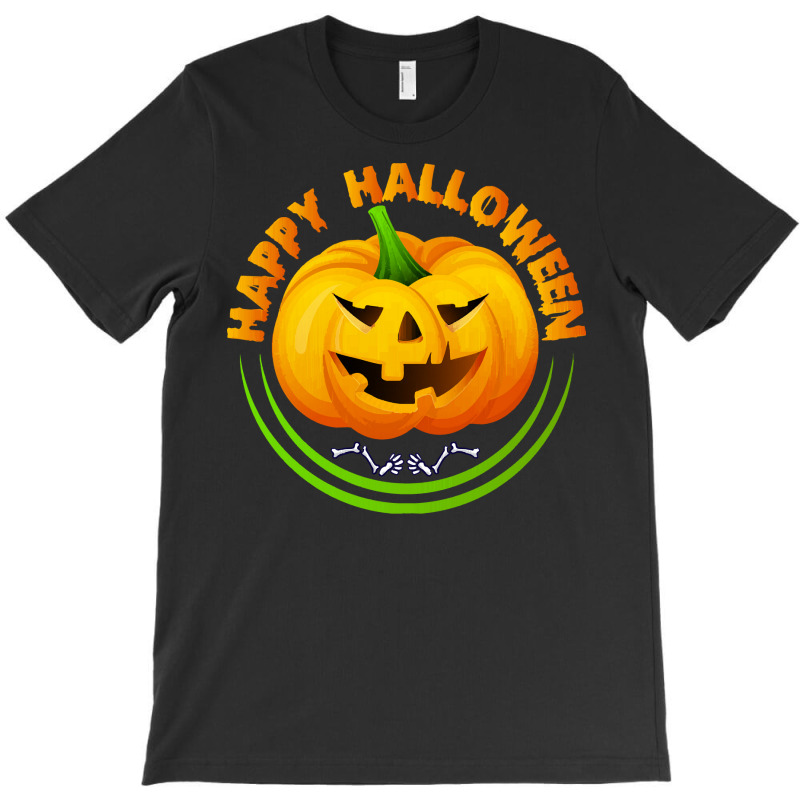 Halloween T  Shirt Funny Happy Halloween Scary Spooky Pumpkin T  Shirt T-shirt | Artistshot