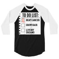 Womens To Do List Life Beyond Endometrial Cancer Awareness Peach T Shi 3/4 Sleeve Shirt | Artistshot