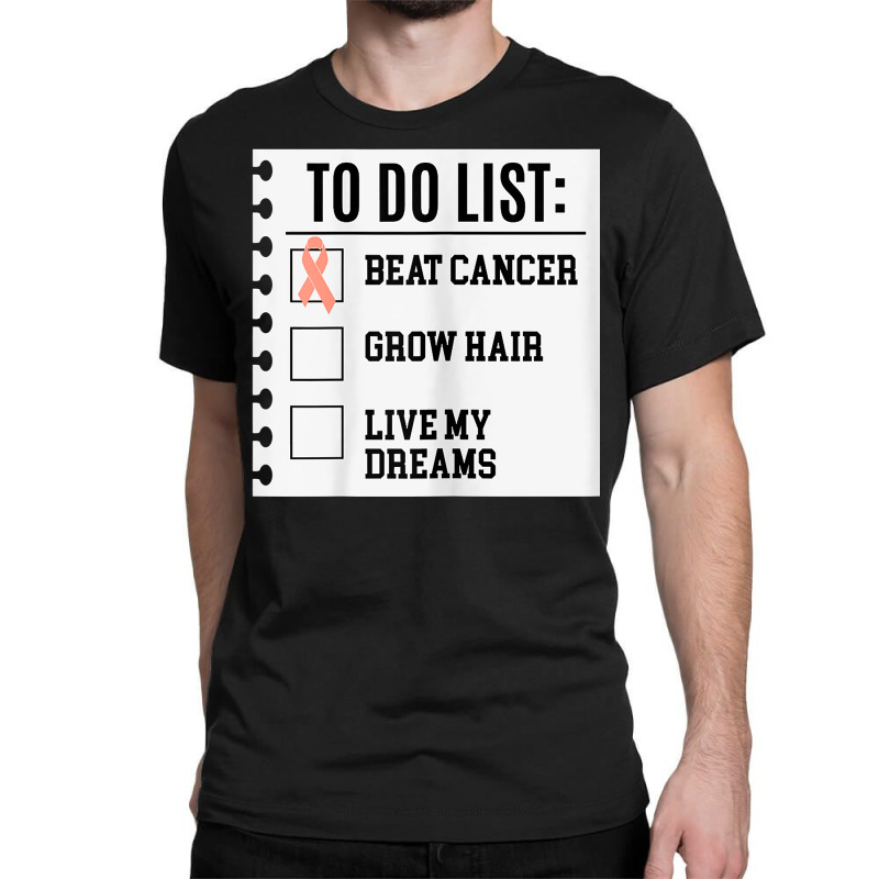 Womens To Do List Life Beyond Endometrial Cancer Awareness Peach T Shi Classic T-shirt by yodishsaraveks | Artistshot