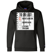 Womens To Do List Life Beyond Endometrial Cancer Awareness Peach T Shi Champion Hoodie | Artistshot