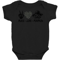 Peace Love Pumpkin T  Shirt Peace Love Pumpkin Spice Latte Fall Season Baby Bodysuit | Artistshot