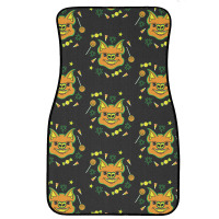 Halloween T  Shirt Halloween Bat Loves Candy T  Shirt Front Car Mat | Artistshot