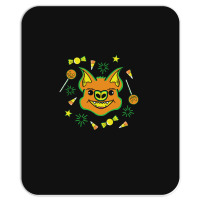 Halloween T  Shirt Halloween Bat Loves Candy T  Shirt Mousepad | Artistshot