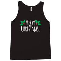 Merry Christmas Berries Tank Top | Artistshot