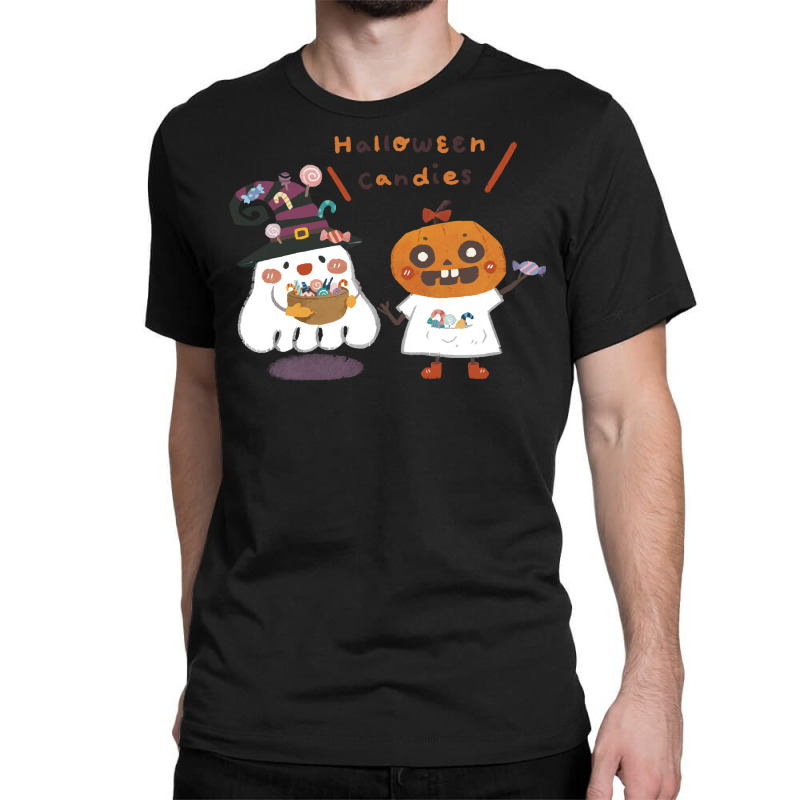 Halloween T  Shirt Halloween Candies T  Shirt Classic T-shirt | Artistshot