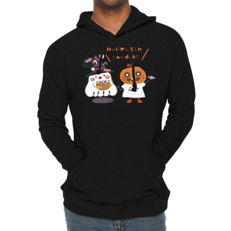 Halloween T  Shirt Halloween Candies T  Shirt Lightweight Hoodie | Artistshot