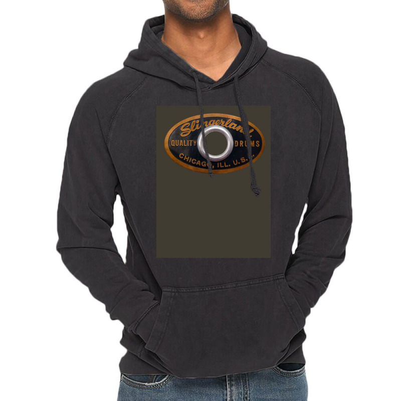 Slingerland Drum Badge Vintage Hoodie by raya3 | Artistshot