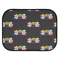 Halloween T  Shirt Halloween Haunted Graveyard T  Shirt Rear Car Mat | Artistshot