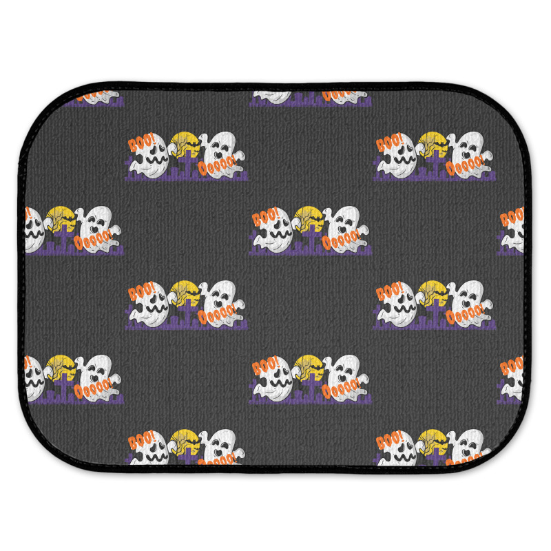 Halloween T  Shirt Halloween Haunted Graveyard T  Shirt Rear Car Mat | Artistshot