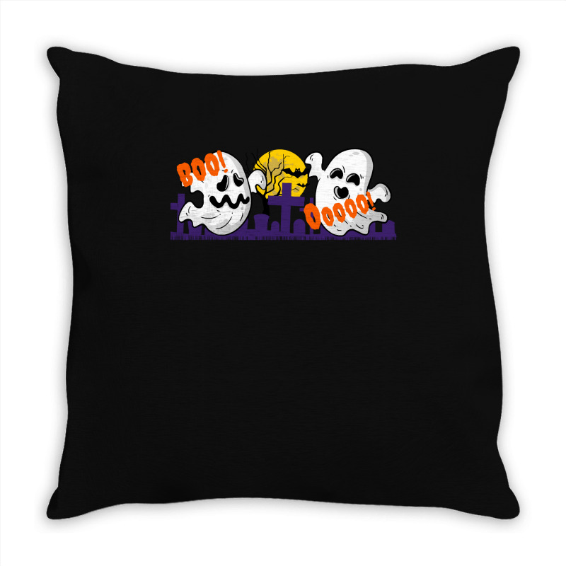 Halloween T  Shirt Halloween Haunted Graveyard T  Shirt Throw Pillow | Artistshot