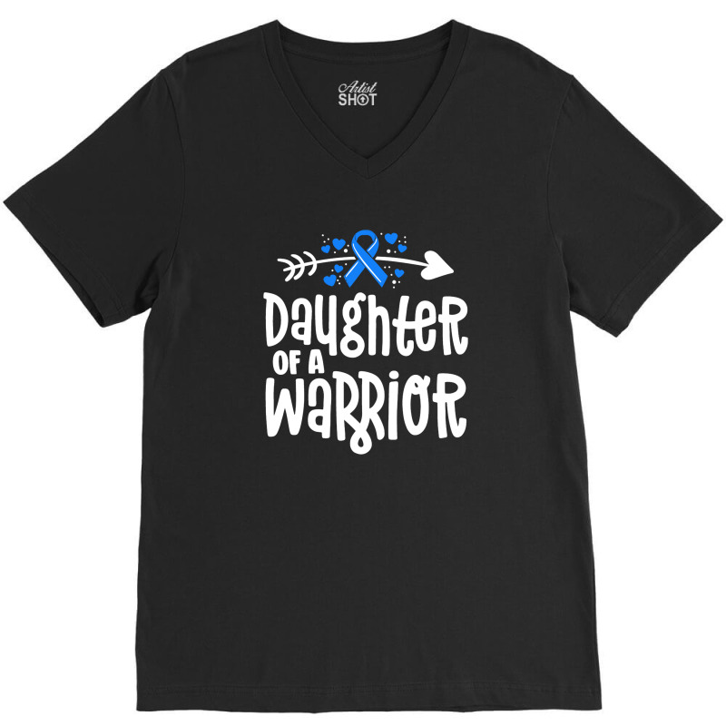 Daughter Of A Warrior V-neck Tee | Artistshot