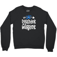 Daughter Of A Warrior Crewneck Sweatshirt | Artistshot