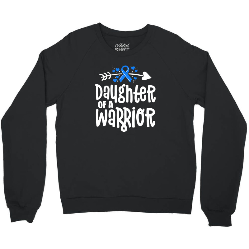 Daughter Of A Warrior Crewneck Sweatshirt | Artistshot