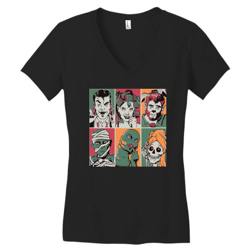 Vampire Zone Women's V-Neck T-Shirt by feniavey | Artistshot