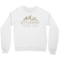 Bitterroot National Forest Montana Idaho Pullover Hoodie Crewneck Sweatshirt | Artistshot