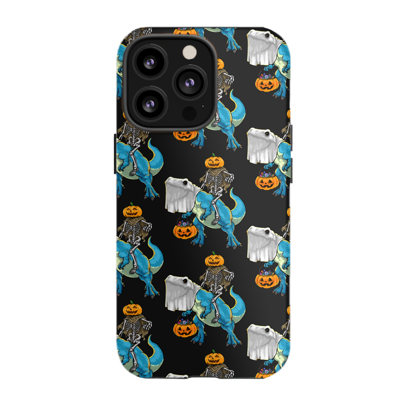 Halloween T  Shirt Halloween T Rex Skeleton Pumpkin T  Shirt Iphone 13 Pro Case | Artistshot