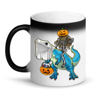 Halloween T  Shirt Halloween T Rex Skeleton Pumpkin T  Shirt Magic Mug | Artistshot