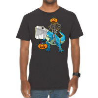 Halloween T  Shirt Halloween T Rex Skeleton Pumpkin T  Shirt Vintage T-shirt | Artistshot