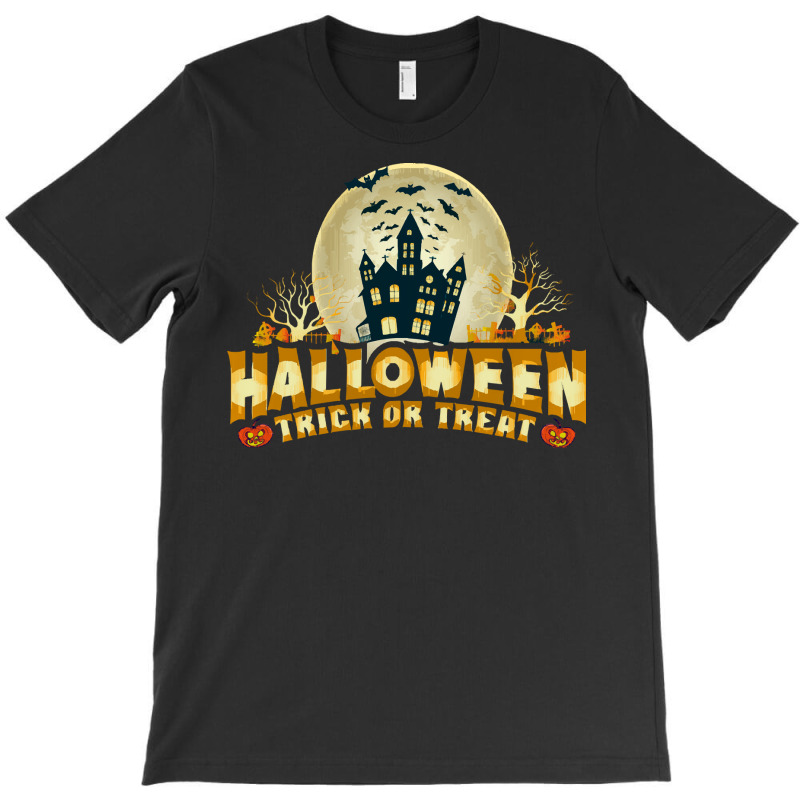 Halloween T  Shirt Halloween Trick Or Treat Scary Spooky Costume T  Sh T-shirt | Artistshot